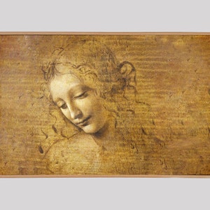 Samsung Frame TV Art, La Scapigliata, Descarga instantánea, TV Frame Art, Leonardo Da Vinci, TV Art, Bellas Artes, Arte Renacentista, Arte Digital