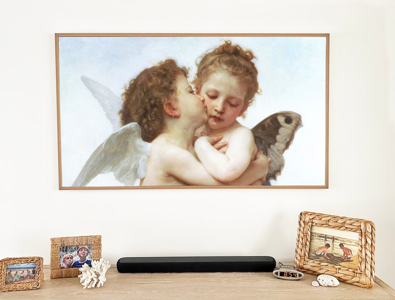 Bouguereau's First Kiss: Samsung Frame TV Art (Digital Download) image 3