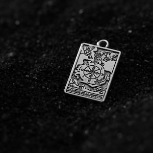 Carta del Tarot El Mundo Colgante Colgante Unisex