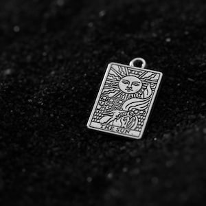 Tarot Karte Die Sonne Anhänger Pendant Sun Kettenanhänger Unisex