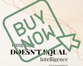 El lenguaje no es igual a la inteligencia