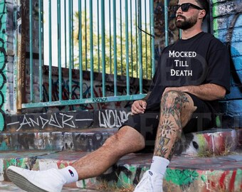 Comfort Colors C1717 Schwarz Mockup Oversized Schwarzes Tshirt Mockup Trendy Lifestyle Mockup Comfort Colors Schwarz Shirt Ästhetik