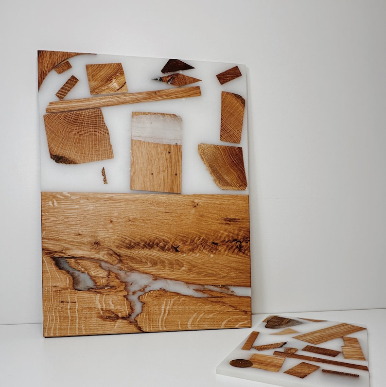 MostlyOakCo Terrazzo Serving Board