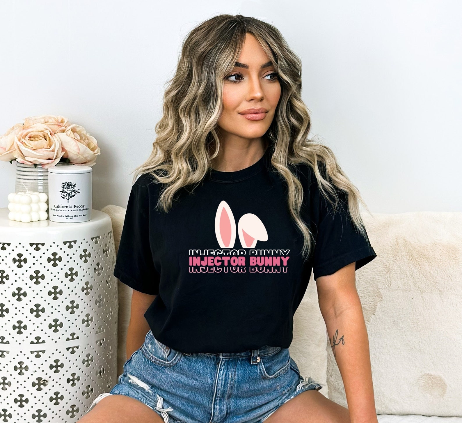 Nurse Injector Bunny Shirt Easter BOTOX FILLER Dealer Nurse Etsy