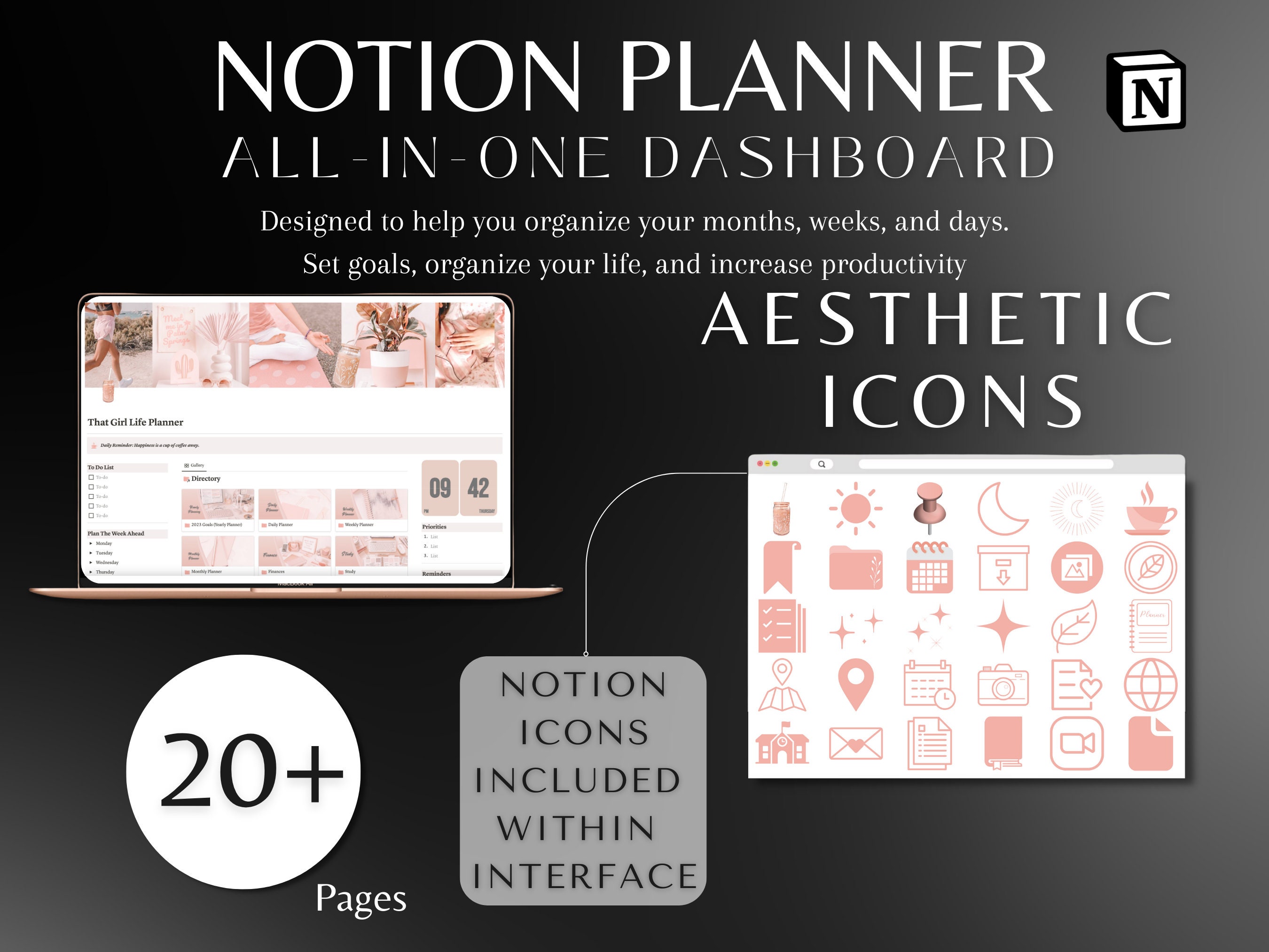 PLR Notion Template 2024 Aesthetic Planner Daily Notion Etsy PLR Notion Template 2024 Aesthetic Planner Daily Notion Etsy