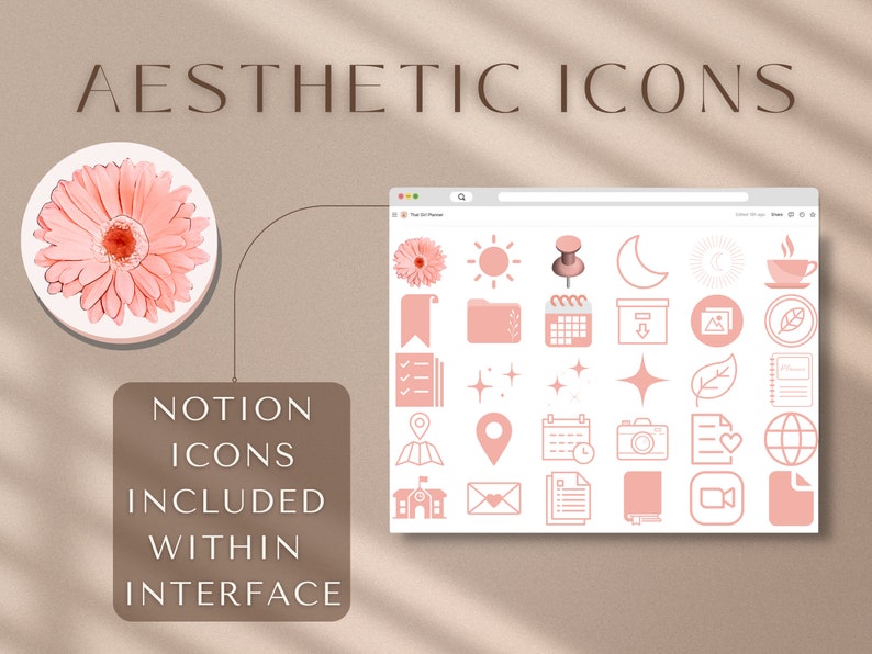 Notion Template 2024 Aesthetic Planner Daily Notion Notion Etsy Canada