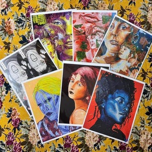 Impressões de cartões postais // Arte original Impressões em tamanho de cartão postal
