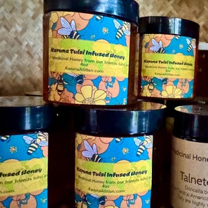 Karuna Tulsi Infused Honey (4oz)