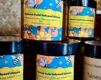 Miel infusionada con Tulsi Karuna (113 g)