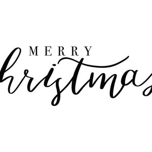 Merry Christmas or Happy Holidays digital print