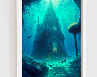 Underwater Atlantis - Etsy Underwater Atlantis - Etsy