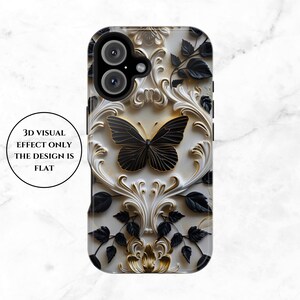 Black Butterfly Phone Case: iPhone & Samsung Galaxy Cases Bild 3