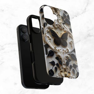Black Butterfly Phone Case: iPhone & Samsung Galaxy Cases Bild 2