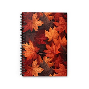 Autumn Spiral Notebook