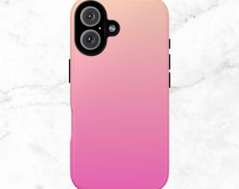 Pink Ombre Phone Case: Gradient iPhone & Samsung Galaxy Cases