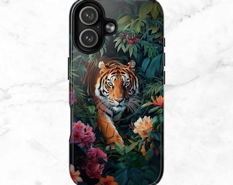 Coque de portable Tigre de la jungle MAGSAFE : Coque magnétique pour iPhone