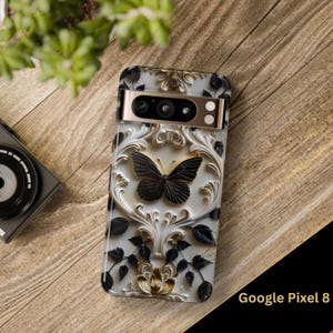 Black Butterfly Phone Case: iPhone & Samsung Galaxy Cases Bild 7