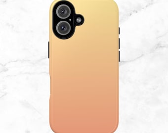Orange Ombre Phone Case: Gradient iPhone & Samsung Galaxy Cases