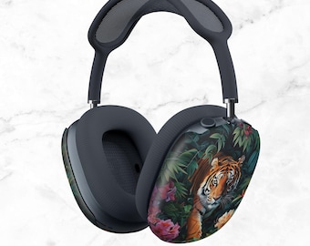 Étui pour Airpods Max Jungle Tiger : étui pour casque à clipser