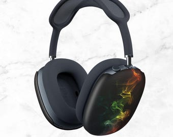 Étui pour Airpods Max Rainbow Smoke : étui pour casque à clipser