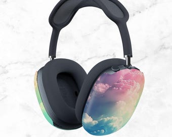 Étui Rainbow Clouds pour Airpods Max : étui pour casque à clipser