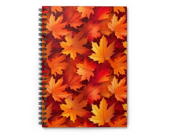 Autumn Spiral Notebook