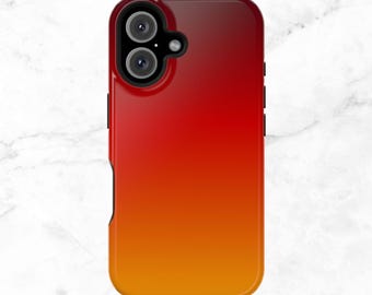 MAGSAFE Red Ombre Phone Case: Magnetic iPhone Case