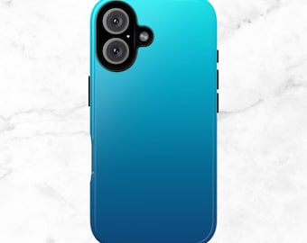 Blue Ombre Phone Case: Gradient iPhone & Samsung Galaxy Cases