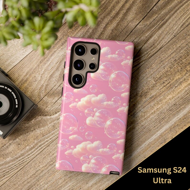 Pink Bubble Phone Case: iPhone & Samsung Galaxy Cases imagem 8