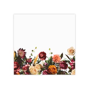 Pink Floral Post-it Note Pads: 3M Adhesive, 50 Sheets, Pretty Post It Notes