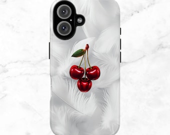 Coque de portable cerisier plume : coques d'iPhone et de Samsung Galaxy