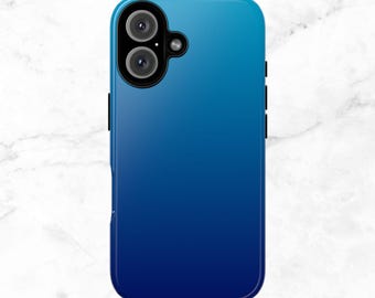 Blue Ombre Phone Case: Gradient iPhone & Samsung Galaxy Cases