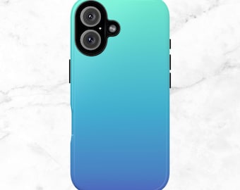 Blue Ombre Phone Case: Gradient iPhone & Samsung Galaxy Cases