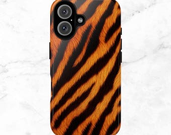 Tiger Phone Case: Animal Print iPhone & Samsung Galaxy Cases