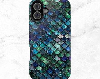 MAGSAFE Mermaid Scales Phone Case: Magnetic iPhone Case