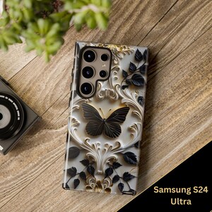 Black Butterfly Phone Case: iPhone & Samsung Galaxy Cases Bild 5
