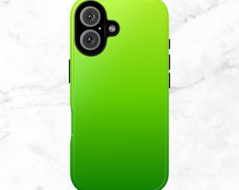 Green Ombre Phone Case: Gradient iPhone & Samsung Galaxy Cases