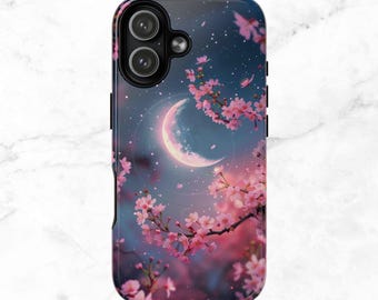 Coque de portable fleurs de cerisier MAGSAFE : coque magnétique pour iPhone