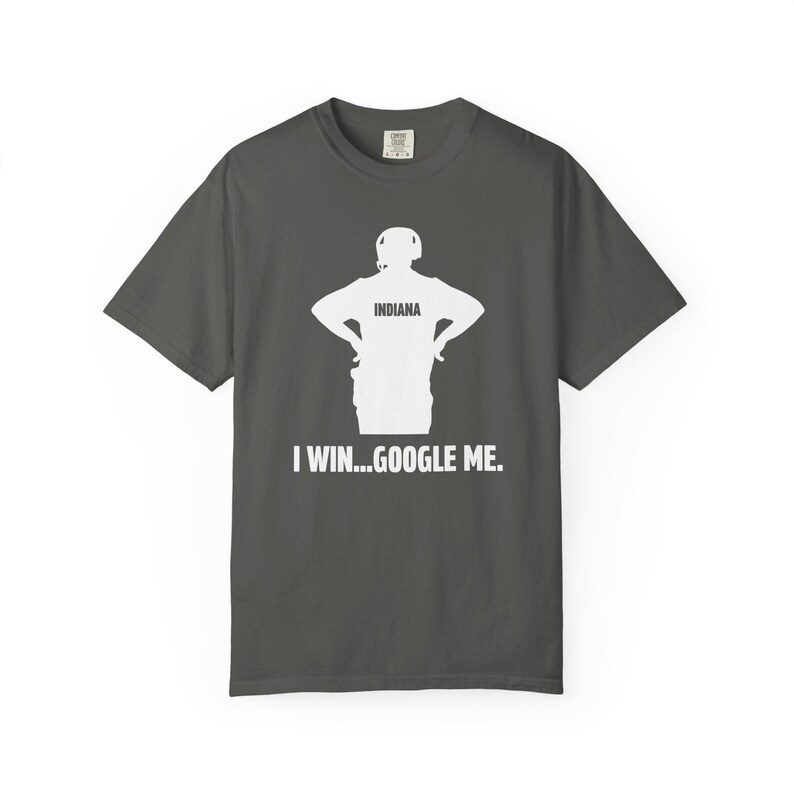Curt Cignetti IU Football T-Shirt | Indiana College Football Fan Shirt | I Win Google Me image 4