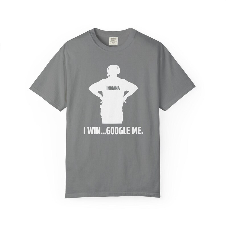 Curt Cignetti IU Football T-Shirt | Indiana College Football Fan Shirt | I Win Google Me image 6