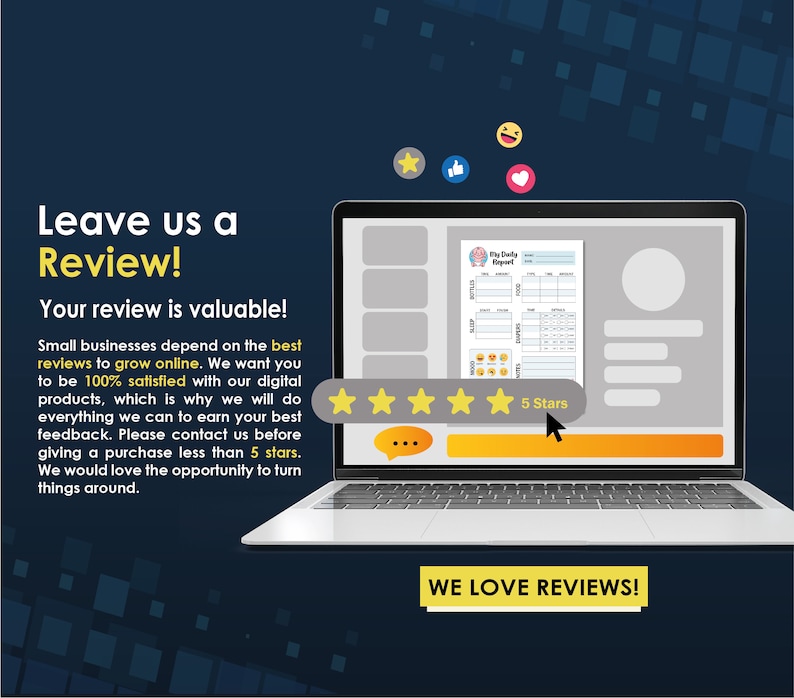 Baby & Toddler Daily Log Baby Activity Log daycare Business Etsy