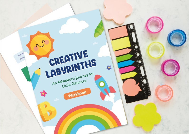 Labyrinth Workbook for Children: 14 Maze Games (PDF) - Etsy