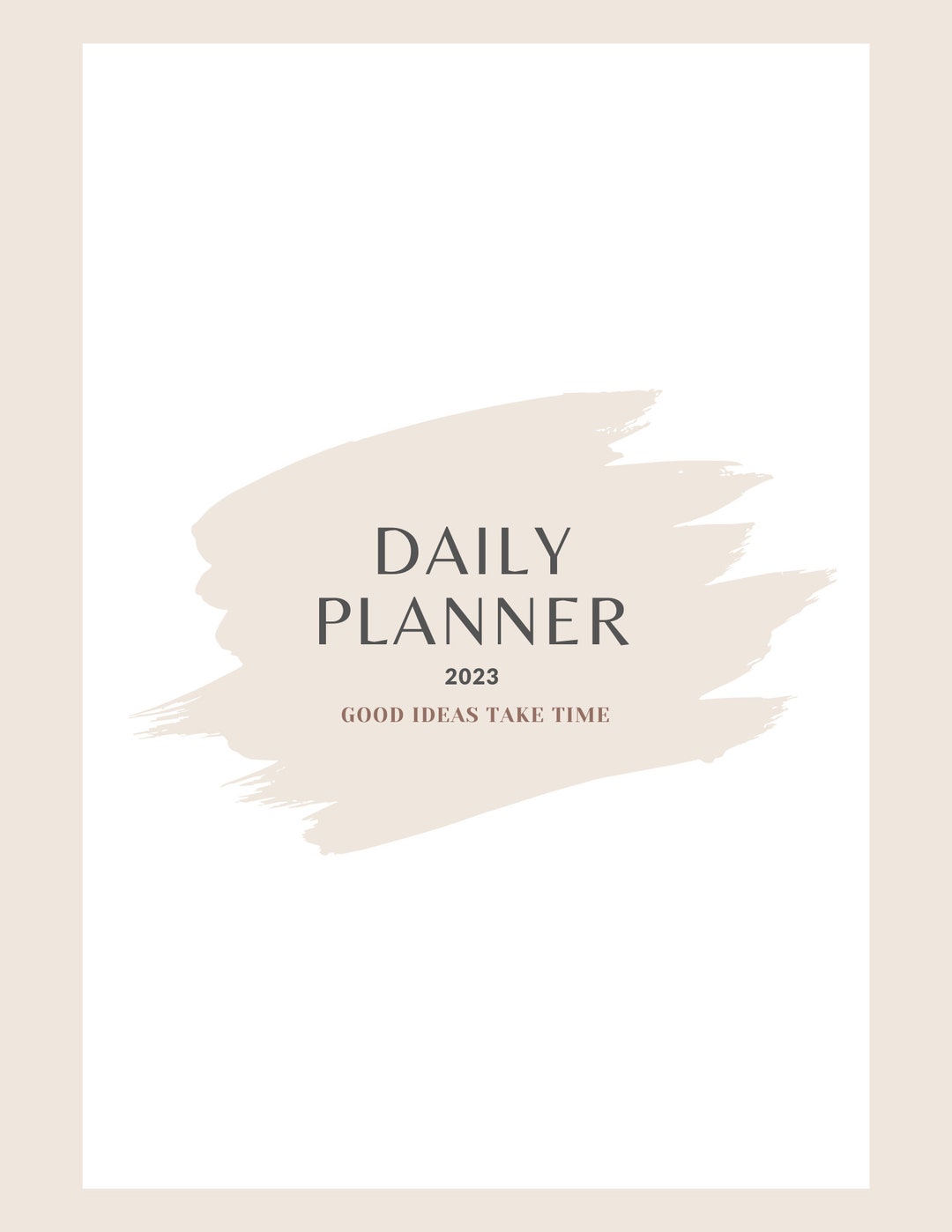 Perfect 2023 Planner Title Page, Good Notes Planner, Notability Planner ...