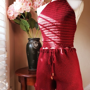Crochet Aileen Shorts Set