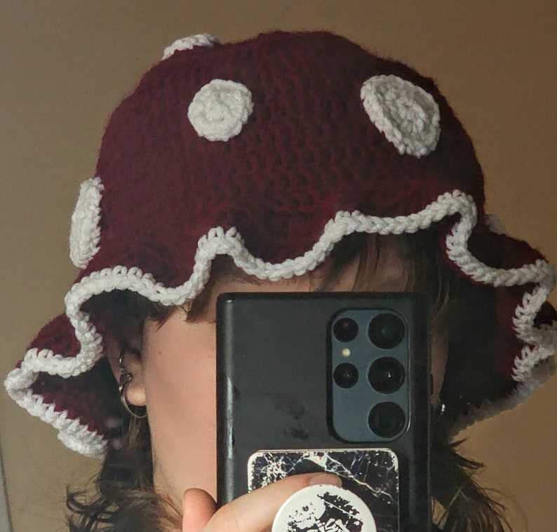 Crochet Mushroom Bucket Hat Etsy