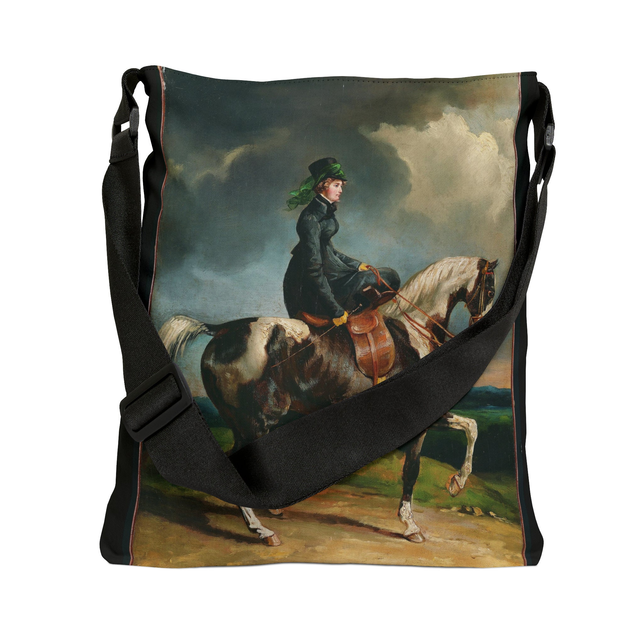 Equestrian Pearl Beaded Tote main image 1
