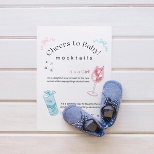 Baby Shower Drink Menu Template