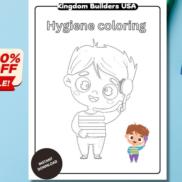 Creative Coloring for Kids: Printable Color Page with Crayon Art - Educational and Child's Play Activity