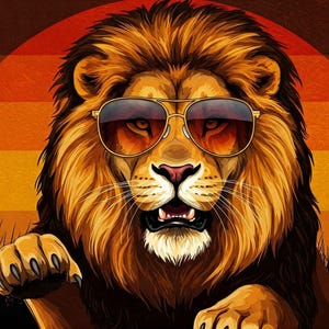 lion poster.