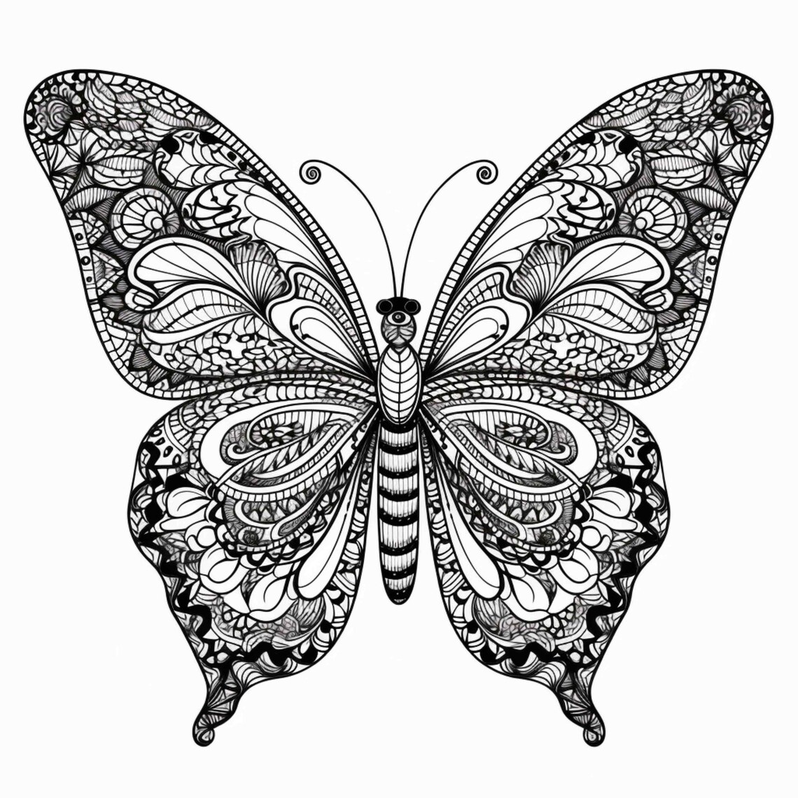 Flutter Into Creativity With 70 Printable Butterfly Colouring Pages ...